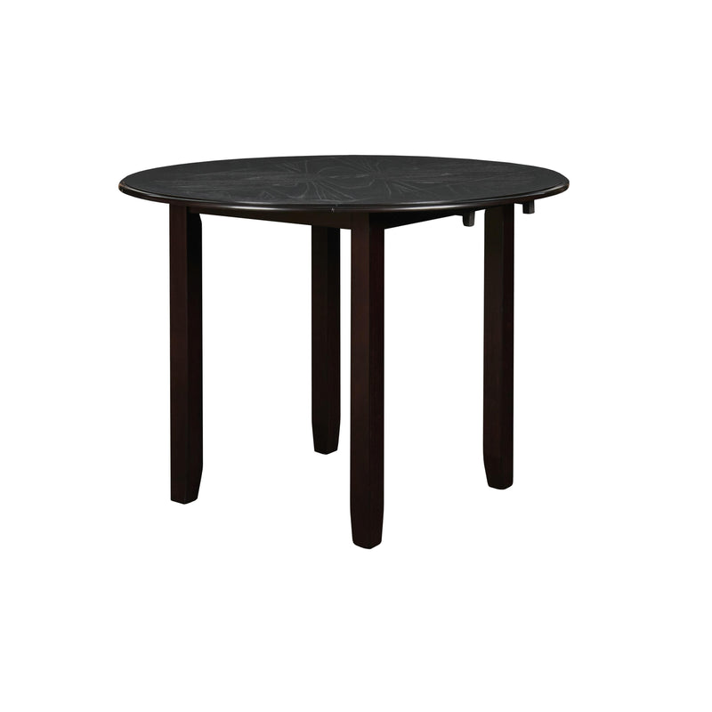 New Classic Furniture Gia D1701-40S-EBY 42" Dining Drop Leaf Table W/2 Chairs - Ebony IMAGE 3
