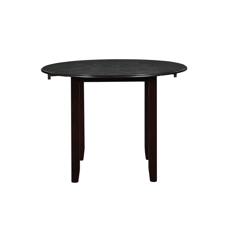 New Classic Furniture Gia D1701-40S-EBY 42" Dining Drop Leaf Table W/2 Chairs - Ebony IMAGE 4