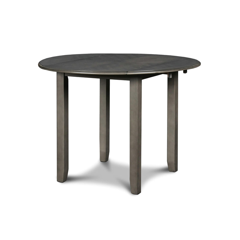 New Classic Furniture Gia D1701-40S-GRY 42" Dining Drop Leaf Table W/2 Chairs - Gray IMAGE 3