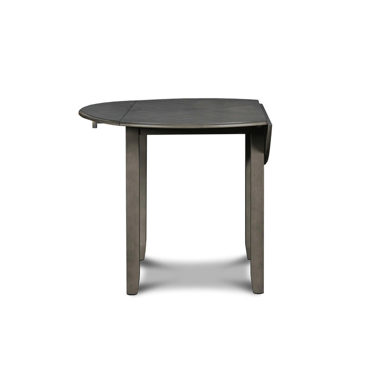 New Classic Furniture Gia D1701-40S-GRY 42" Dining Drop Leaf Table W/2 Chairs - Gray IMAGE 4