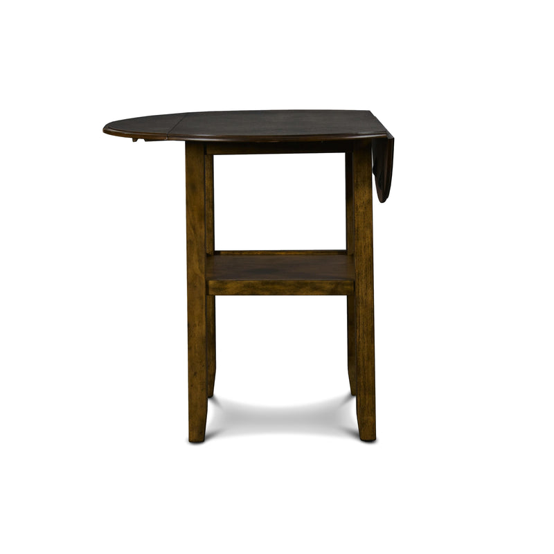 New Classic Furniture Gia D1701-42S-BRN 42" Counter Drop Leaf Table W/2 Chairs - Brown IMAGE 5