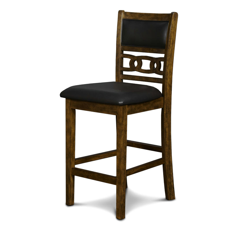 New Classic Furniture Gia D1701-42S-BRN 42" Counter Drop Leaf Table W/2 Chairs - Brown IMAGE 6