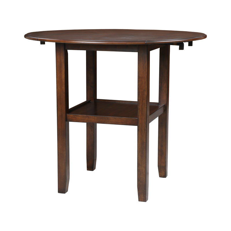 New Classic Furniture Gia D1701-42S-CHY 42" Counter Drop Leaf Table W/2 Chairs - Cherry IMAGE 2