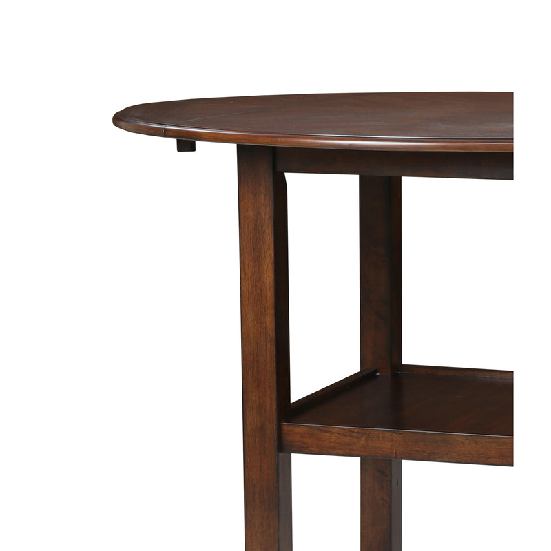 New Classic Furniture Gia D1701-42S-CHY 42" Counter Drop Leaf Table W/2 Chairs - Cherry IMAGE 3