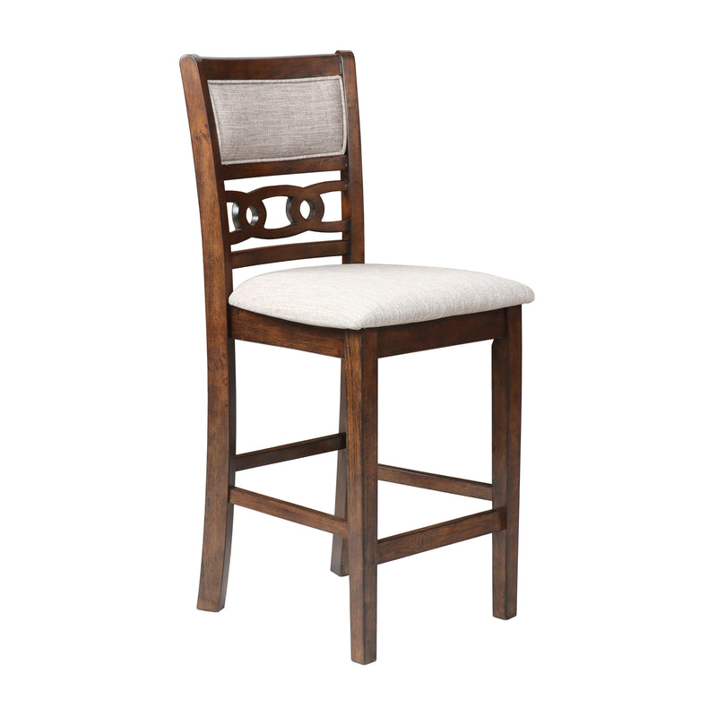 New Classic Furniture Gia D1701-42S-CHY 42" Counter Drop Leaf Table W/2 Chairs - Cherry IMAGE 4