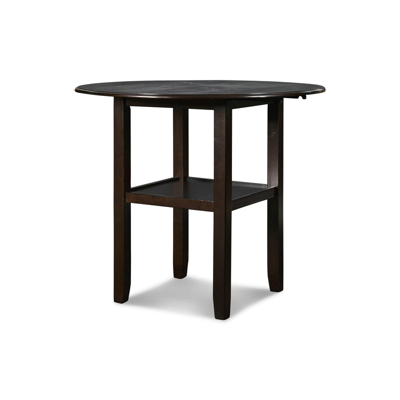 New Classic Furniture Gia D1701-42S-EBY 42" Counter Drop Leaf Table W/2 Chairs - Ebony IMAGE 3