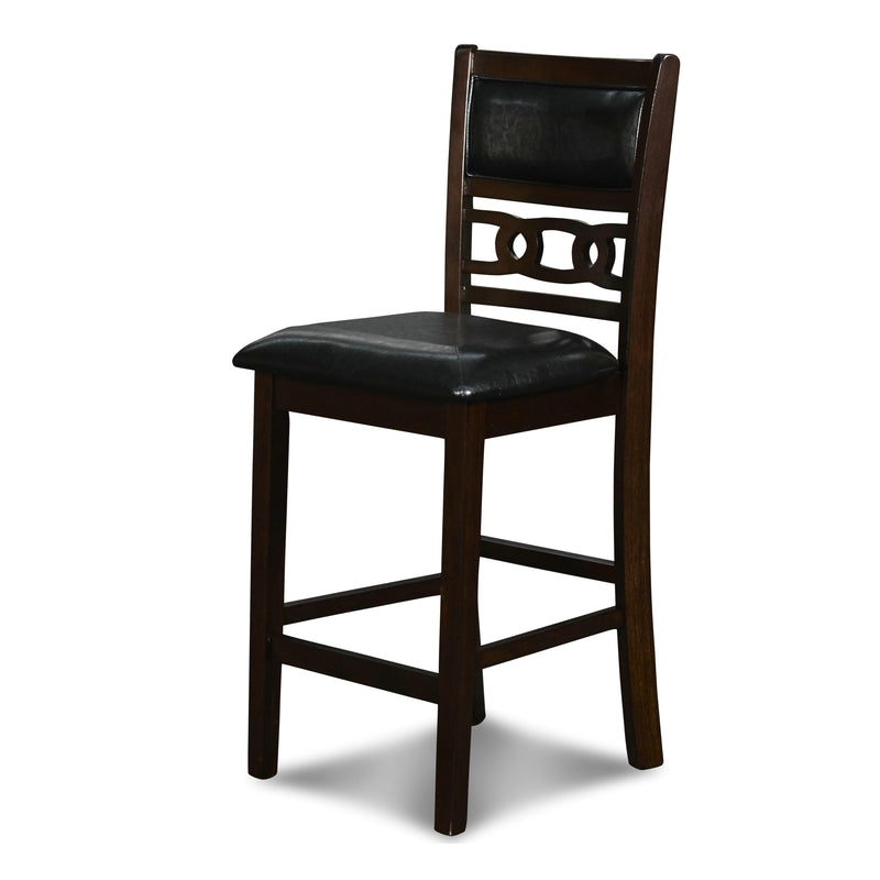 New Classic Furniture Gia D1701-42S-EBY 42" Counter Drop Leaf Table W/2 Chairs - Ebony IMAGE 7