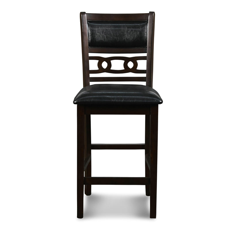 New Classic Furniture Gia D1701-42S-EBY 42" Counter Drop Leaf Table W/2 Chairs - Ebony IMAGE 8