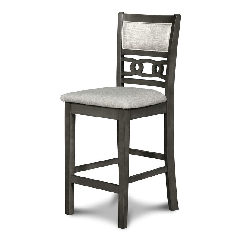 New Classic Furniture Gia D1701-42S-GRY 42" Counter Drop Leaf Table W/2 Chairs - Gray IMAGE 8