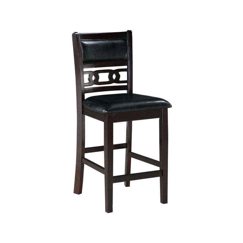 New Classic Furniture Gia D1701-542-EBY 5pc 42" Square Counter Table & 4 Chairs - Ebony IMAGE 7