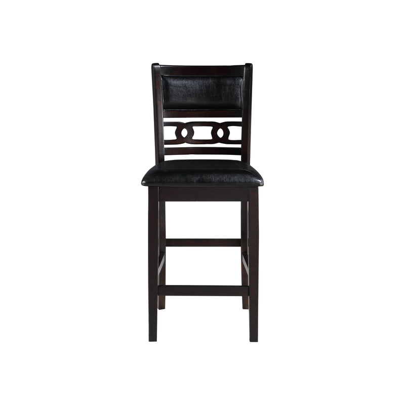 New Classic Furniture Gia D1701-542-EBY 5pc 42" Square Counter Table & 4 Chairs - Ebony IMAGE 8