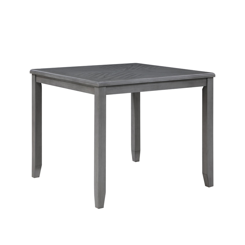 New Classic Furniture Gia D1701-542-GRY 5 pc 42" Square Counter Table & 4 Chairs - Gray IMAGE 3