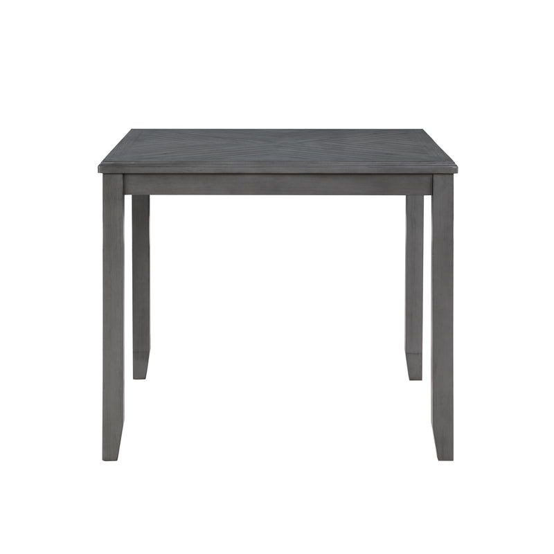 New Classic Furniture Gia D1701-542-GRY 5 pc 42" Square Counter Table & 4 Chairs - Gray IMAGE 4
