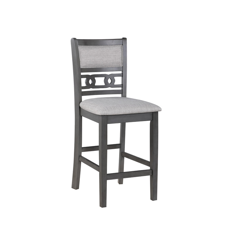 New Classic Furniture Gia D1701-542-GRY 5 pc 42" Square Counter Table & 4 Chairs - Gray IMAGE 7