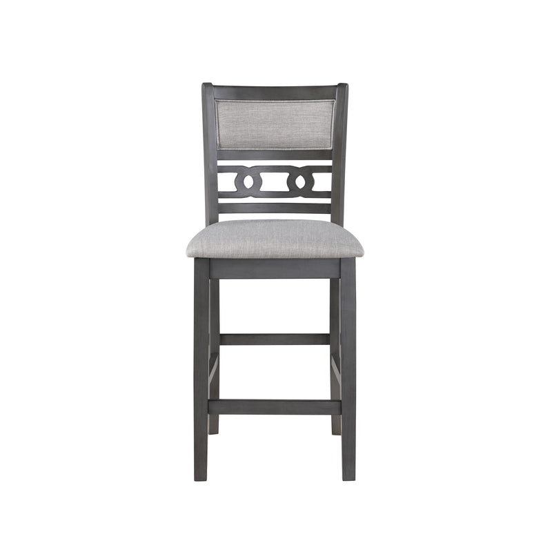 New Classic Furniture Gia D1701-542-GRY 5 pc 42" Square Counter Table & 4 Chairs - Gray IMAGE 8