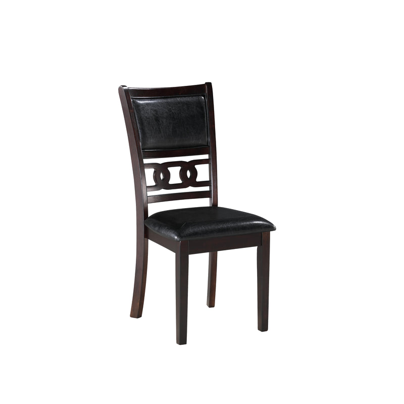 New Classic Furniture Gia D1701-548-EBY 5 pc 48" Rectangular Dining Table & 4 Chairs - Ebony IMAGE 8