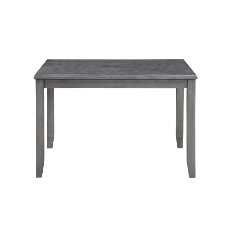 New Classic Furniture Gia D1701-548-GRY 5 pc 48" Rectangular Dining Table & 4 Chairs - Gray IMAGE 4