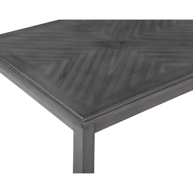 New Classic Furniture Gia D1701-548-GRY 5 pc 48" Rectangular Dining Table & 4 Chairs - Gray IMAGE 6
