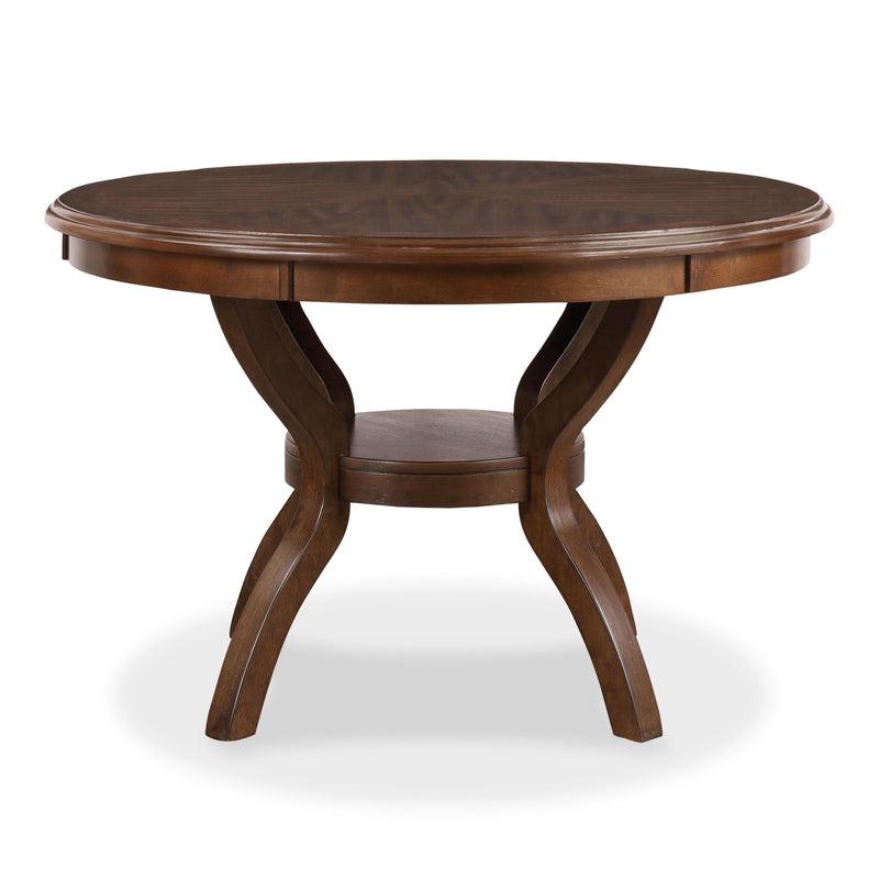 New Classic Furniture Cori D1719-50S-CHY 5 pc Round Dining Set - Cherry IMAGE 2