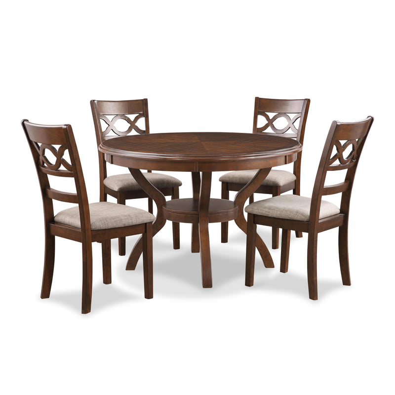 New Classic Furniture Cori D1719-50S-CHY 5 pc Round Dining Set - Cherry IMAGE 8