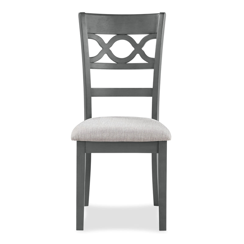 New Classic Furniture Cori D1719-50S-GRY 5 pc Round Dining Set - Gray IMAGE 6