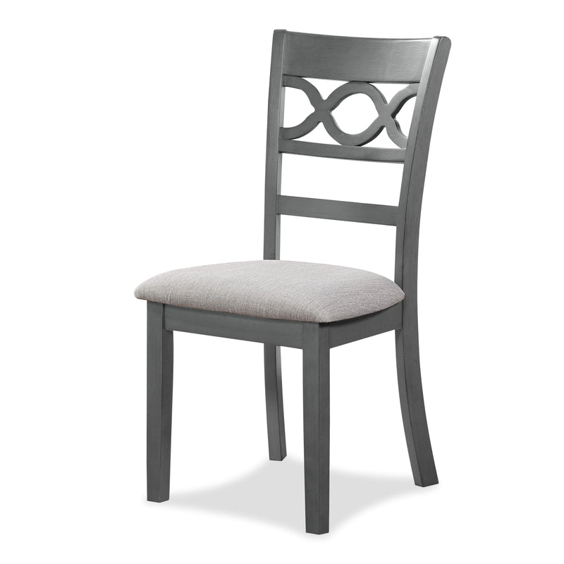 New Classic Furniture Cori D1719-50S-GRY 5 pc Round Dining Set - Gray IMAGE 7