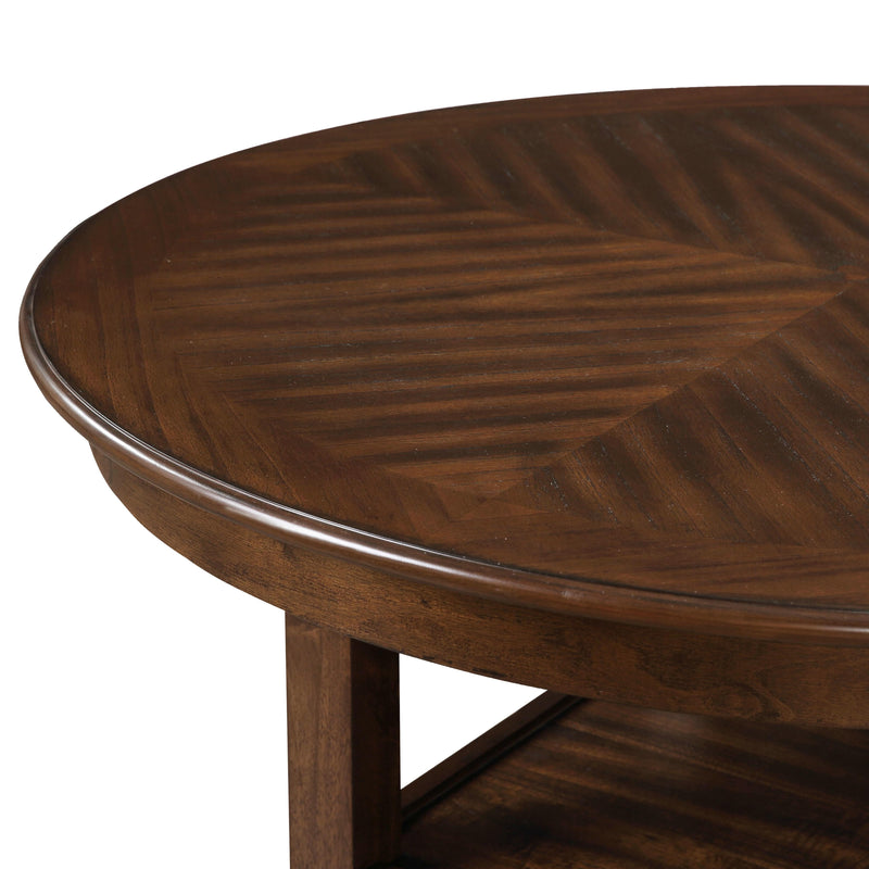 New Classic Furniture Cori D1719-52S-CHY 5 pc Counter Dining Set - Cherry IMAGE 3