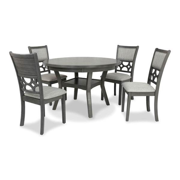 New Classic Furniture Mitchell D1763-50S-GRY 5 pc Dining Set - Gray IMAGE 1