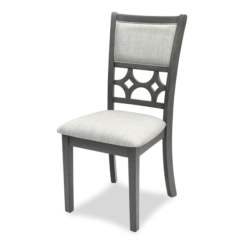 New Classic Furniture Mitchell D1763-50S-GRY 5 pc Dining Set - Gray IMAGE 6