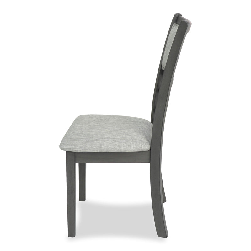 New Classic Furniture Mitchell D1763-50S-GRY 5 pc Dining Set - Gray IMAGE 7