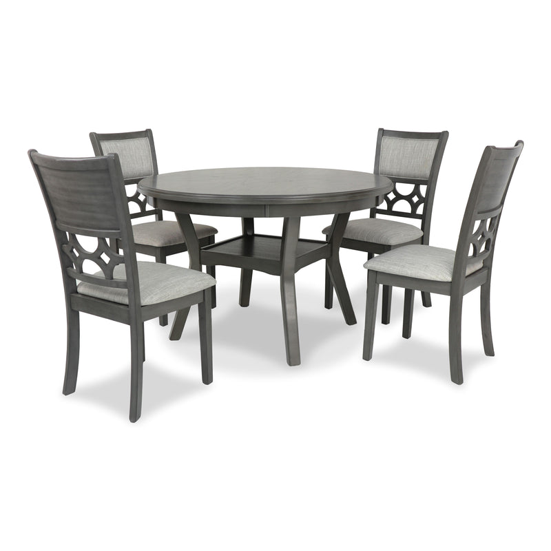 New Classic Furniture Mitchell D1763-50S-GRY 5 pc Dining Set - Gray IMAGE 8