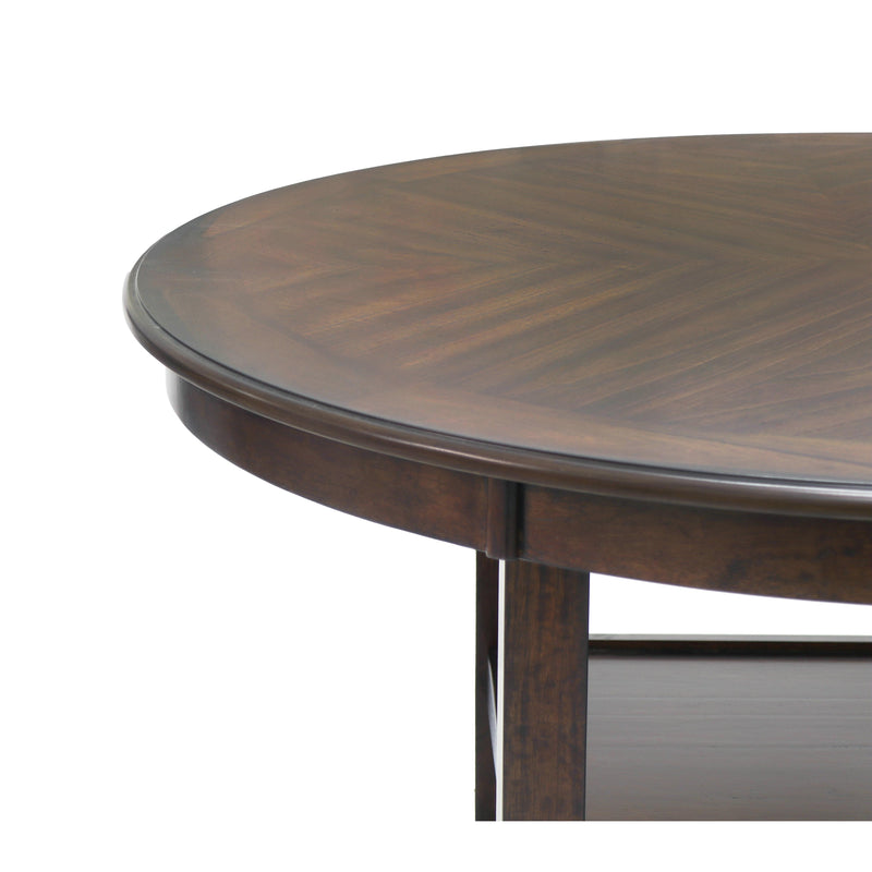 New Classic Furniture Mitchell D1763-52S-CHY 5 pc Counter Dining Set - Cherry IMAGE 3