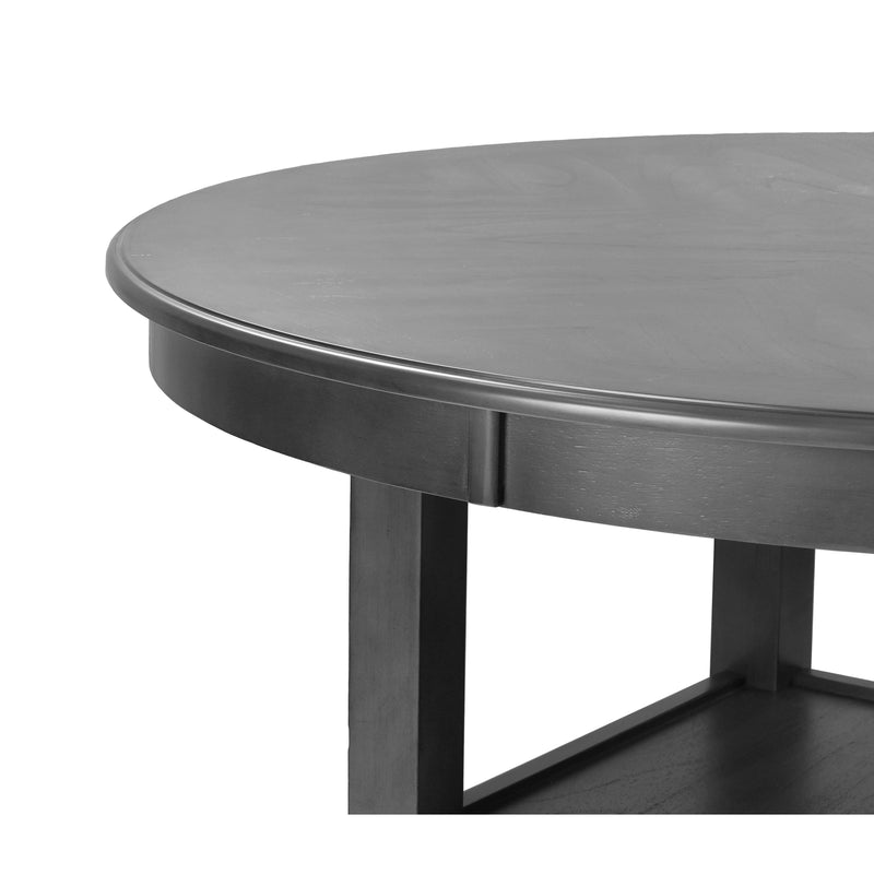 New Classic Furniture Mitchell D1763-52S-GRY 5 pc Counter Dining Set - Gray IMAGE 3