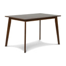New Classic Furniture Morocco D331-10 47" Rectangle Dining Table - Walnut Brown IMAGE 2