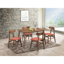 New Classic Furniture Morocco D331-10 47" Rectangle Dining Table - Walnut Brown IMAGE 6