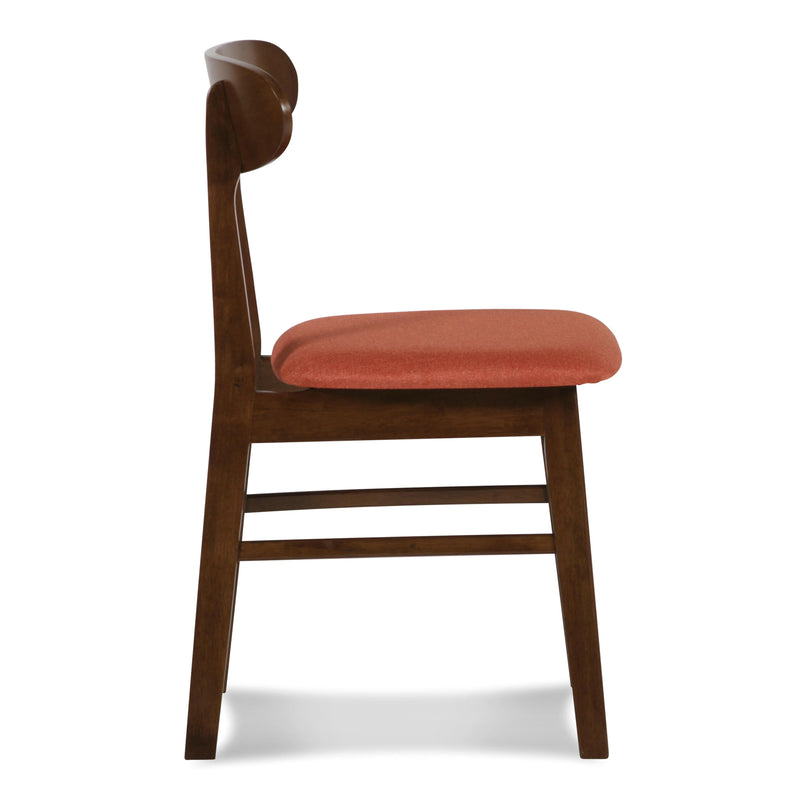 New Classic Furniture Morocco D331-20-ORG Dining Chair w/Orange Seat Cushion IMAGE 2