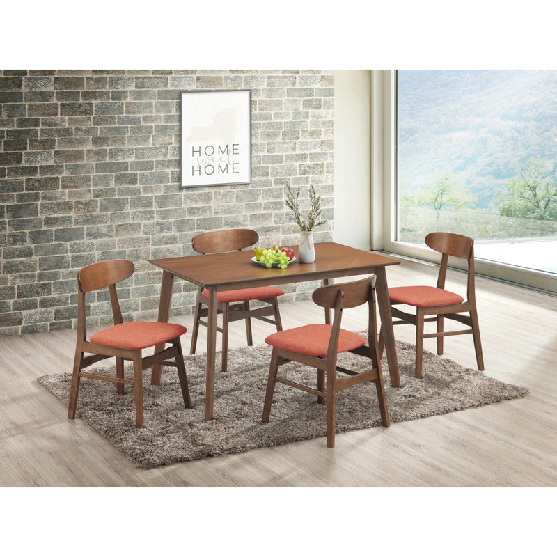 New Classic Furniture Morocco D331-20-ORG Dining Chair w/Orange Seat Cushion IMAGE 8