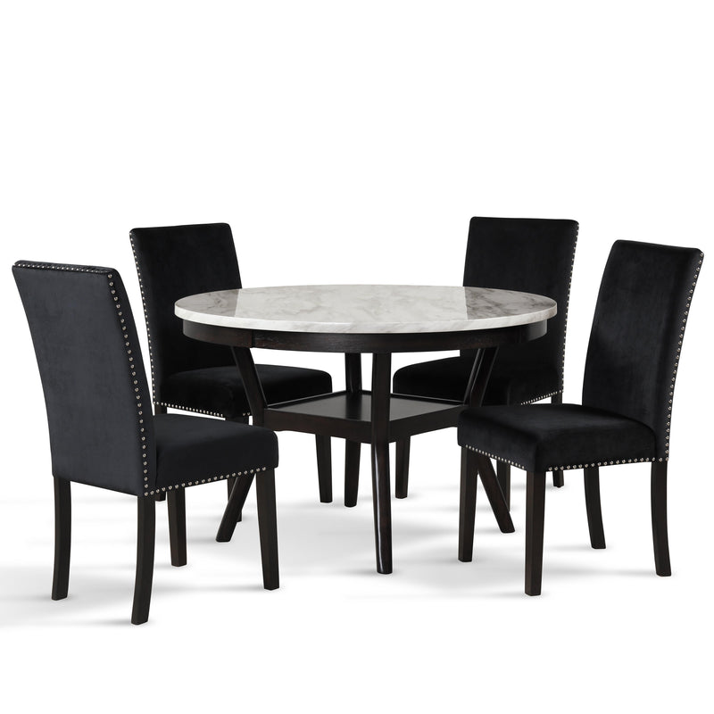 New Classic Furniture Celeste D400-20-BLK Dining Chair - Black IMAGE 6
