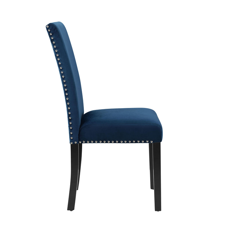 New Classic Furniture Celeste D400-20-BLU Dining Chair - Blue IMAGE 3