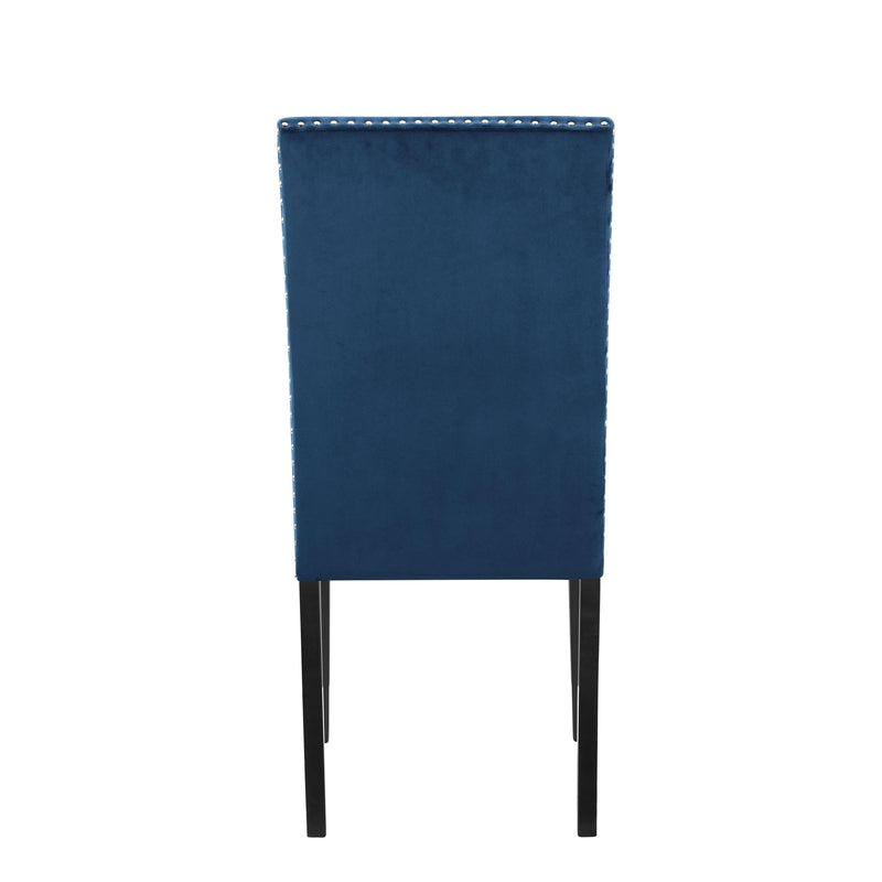 New Classic Furniture Celeste D400-20-BLU Dining Chair - Blue IMAGE 4