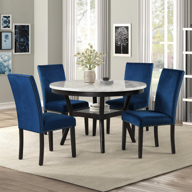 New Classic Furniture Celeste D400-20-BLU Dining Chair - Blue IMAGE 8