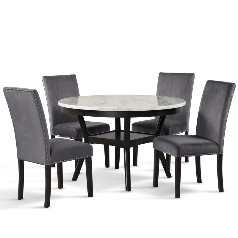 New Classic Furniture Celeste D400-20-GRY Dining Chair - Gray IMAGE 6