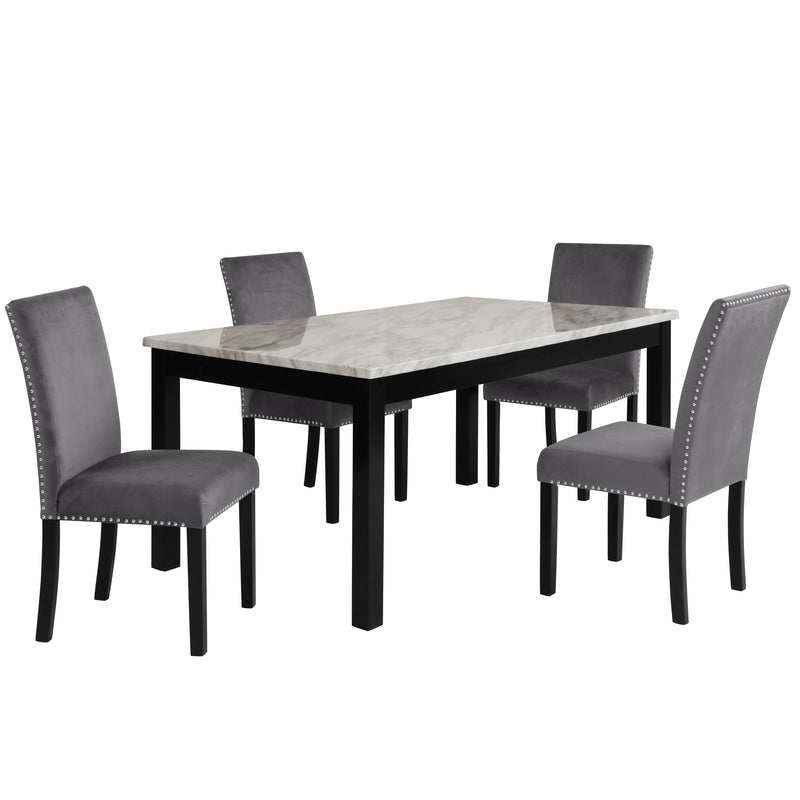 New Classic Furniture Celeste D400-20-GRY Dining Chair - Gray IMAGE 7