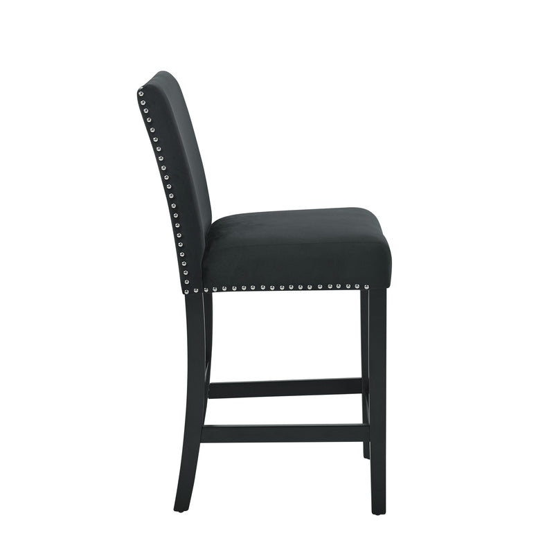 New Classic Furniture Celeste D400-22-BLK Counter Height Chair - Black IMAGE 3