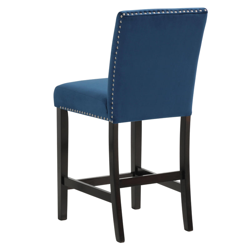 New Classic Furniture Celeste D400-22-BLU Counter Height Chair - Blue IMAGE 4