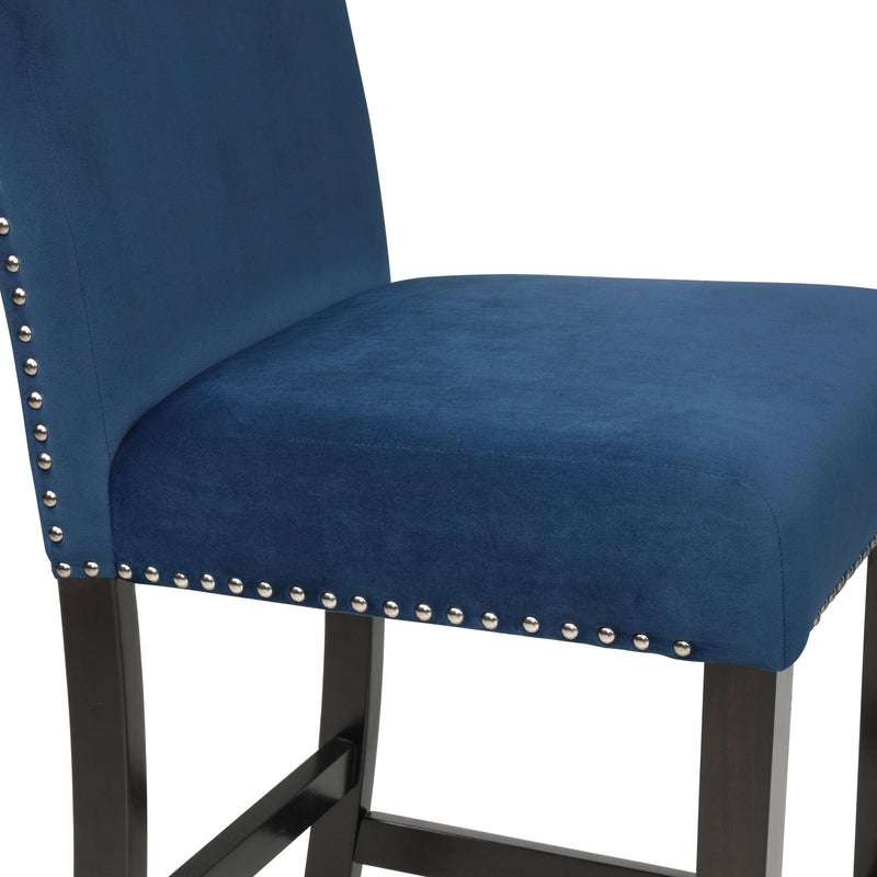 New Classic Furniture Celeste D400-22-BLU Counter Height Chair - Blue IMAGE 5