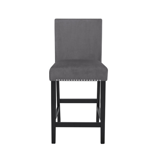New Classic Furniture Celeste D400-22-GRY Counter Height Chair - Gray IMAGE 1