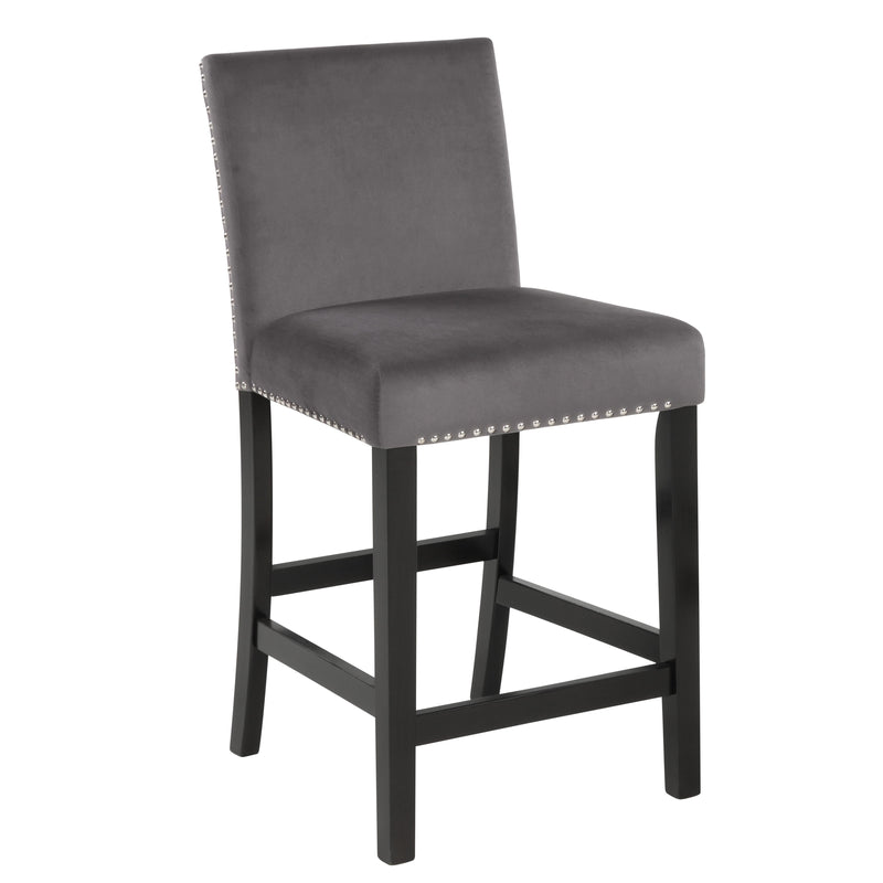 New Classic Furniture Celeste D400-22-GRY Counter Height Chair - Gray IMAGE 2