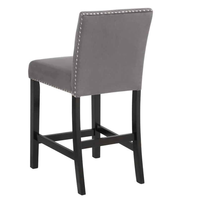 New Classic Furniture Celeste D400-22-GRY Counter Height Chair - Gray IMAGE 4