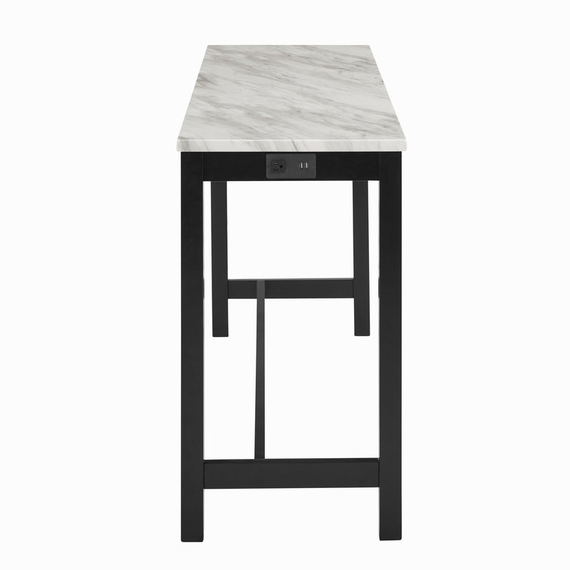 New Classic Furniture Celeste D400-B3S-BLK Theater Bar Table w/ 3 Stools - Black IMAGE 3